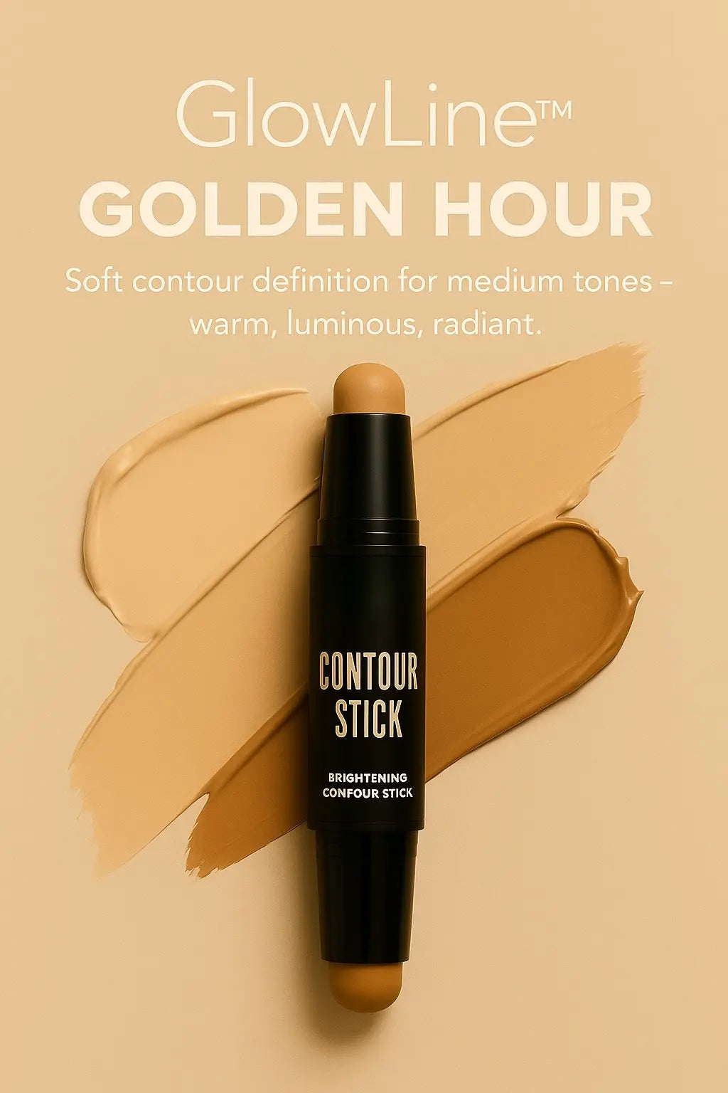 Dual Concealer + Contour Stick – Natural Finish, Buildable Coverage